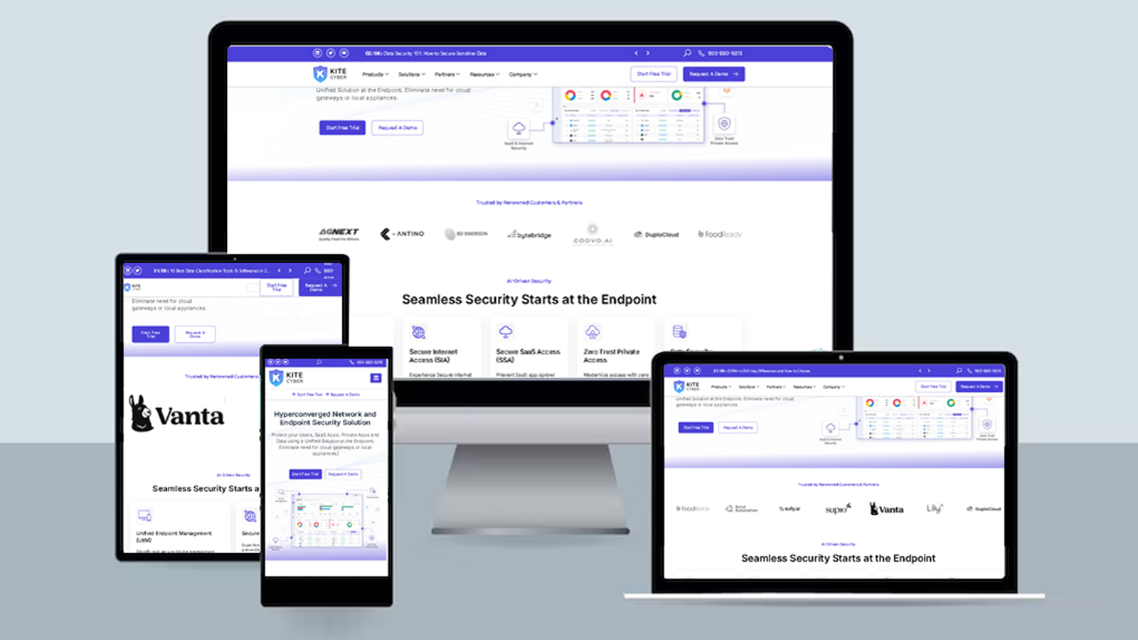 Kitecyber project placeholder preview